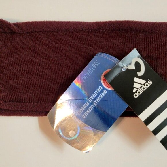 Adidas Texas A&M Headband Ear Warmer Burgundy New w/ Tags OSFM - Picture 2 of 6